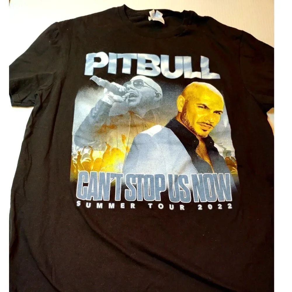 Pitbull "Can't Stop Us Now" 2022 Tour T-Shirt - Large